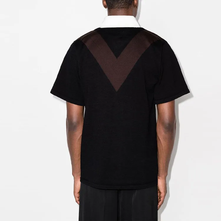 Bottega Veneta Polo Shirt Men's Black-3