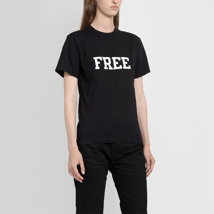 Balenciaga T Shirt Women's Regular Fit Black-4