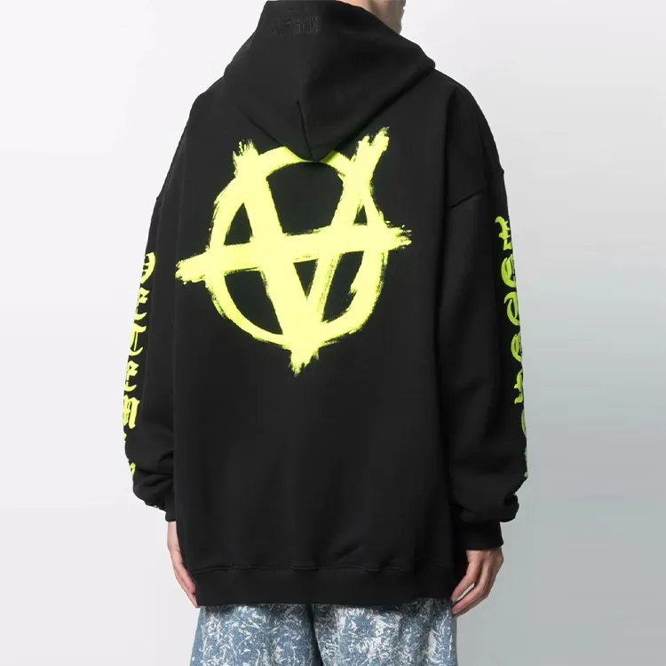 Vetements Double Anarchy Logo Hoodie-4