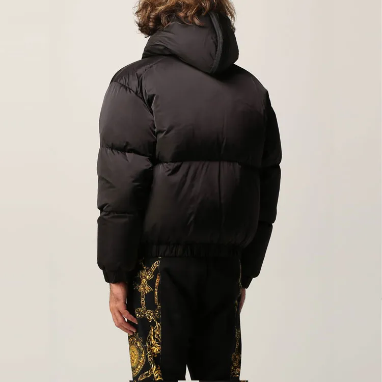 VERSACE JEANS COUTURE Down Jacket Men's Black-3
