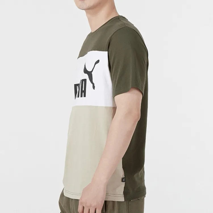 PUMA T-Shirts Men Army Green-3