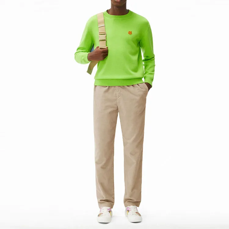 KENZO Classic Tiger Head SS22 Sweater Men's Green-1