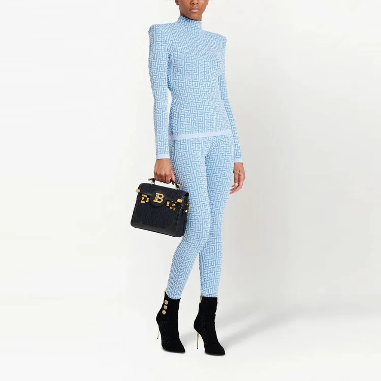 BALMAIN Leggings Women's Blue-1