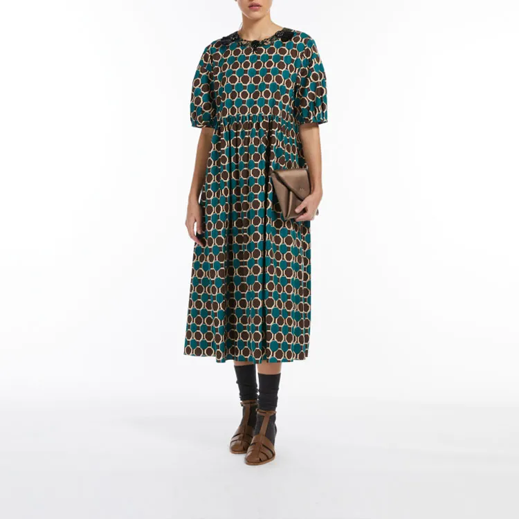 MaxMara Short Sleeved Dresses Women's Green-3