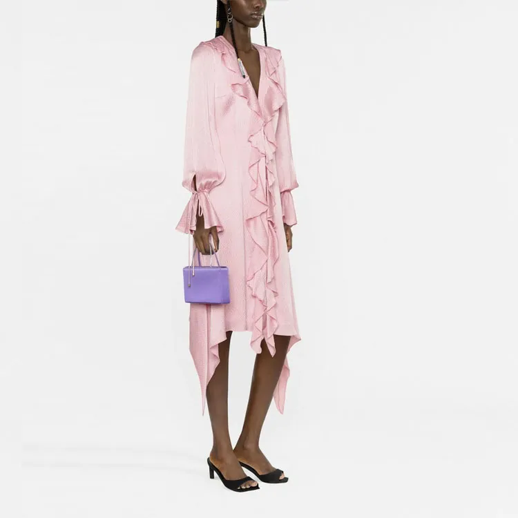 Blumarine Long-Sleeved Dresses Women's Pink-3