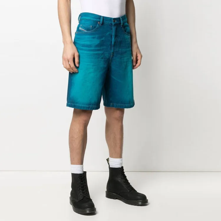 DIESEL Denim Shorts Men Blue-3
