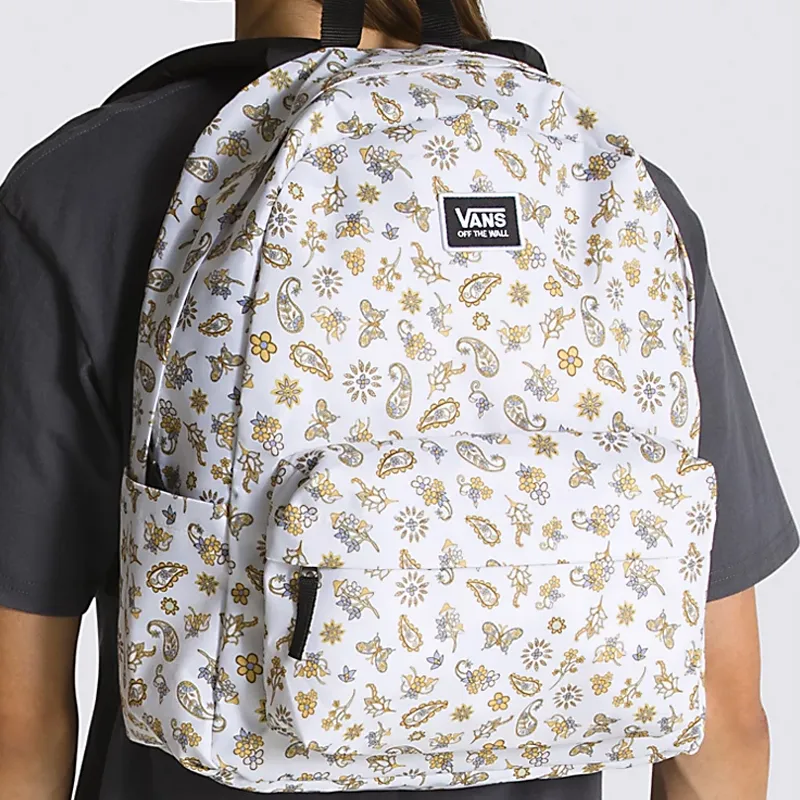 Vans Old Skool Recyclable Polyester Backpack Regular Unisex Cotton Candy/Tan-4