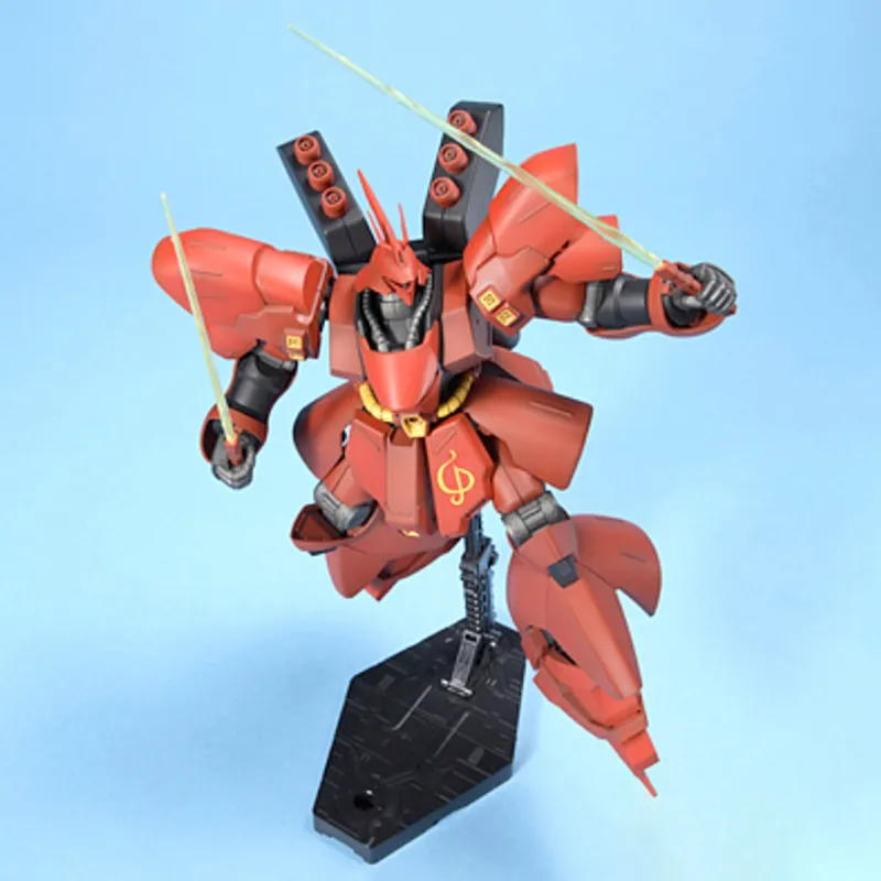 BANDAI HG Collection 1 144 Sazabi Mobile Suit Gundam, Xia Yu's Rise Red Model Kits 13cm-2