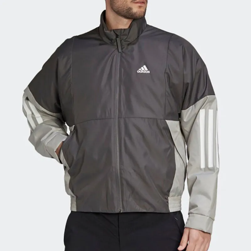 Adidas Jackets Men Gray-2