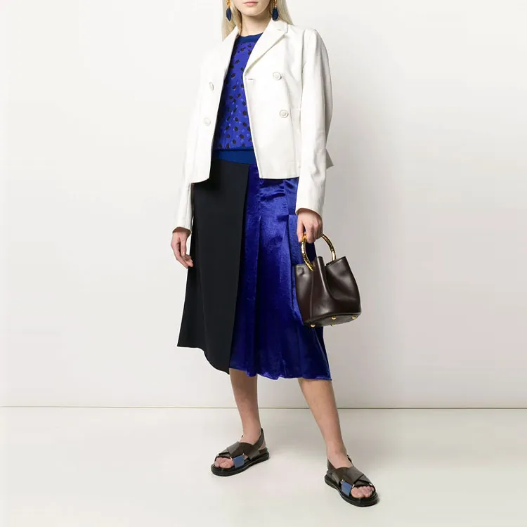 MARNI Casual Long Skirts Women's Blue-1