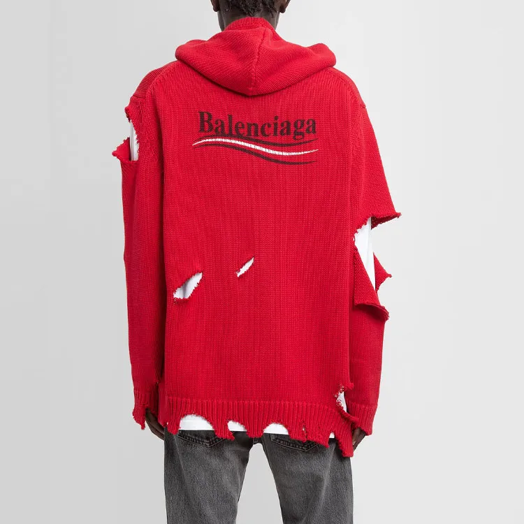 Balenciaga Sweaters Women's Red-3