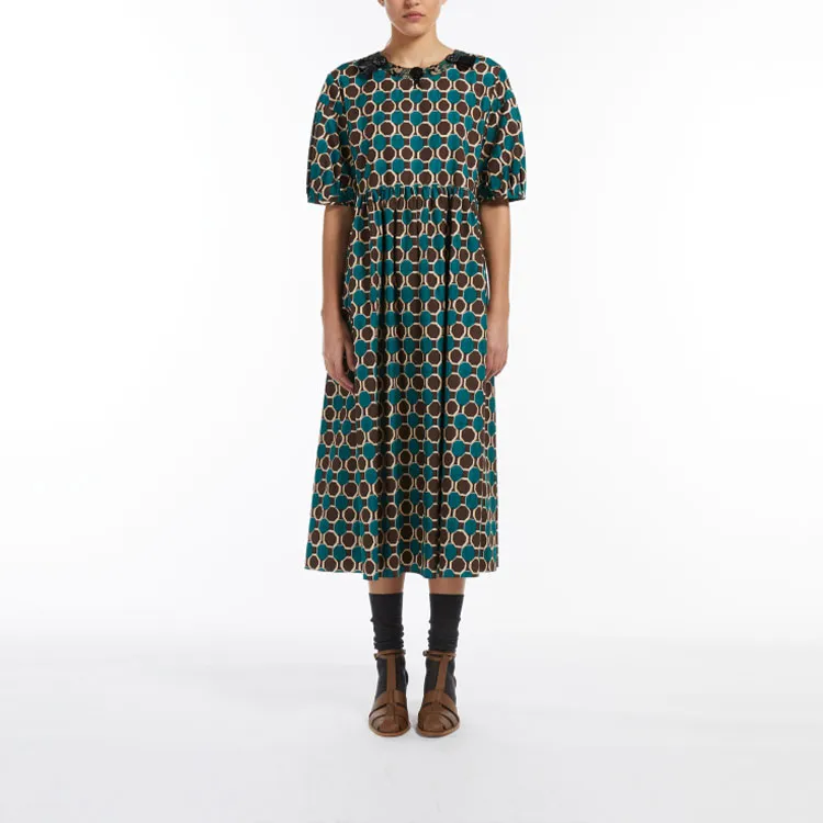 MaxMara Short Sleeved Dresses Women's Green-1