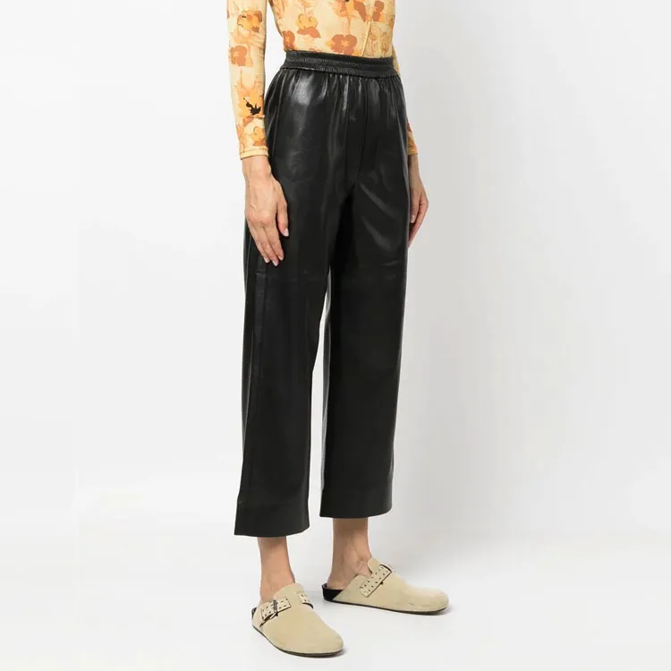 NANUSHKA Cropped Straight leg Trousers-2