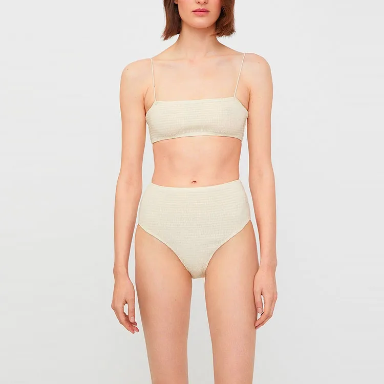 TOTEME Swimming Shorts Women's Tofu-3