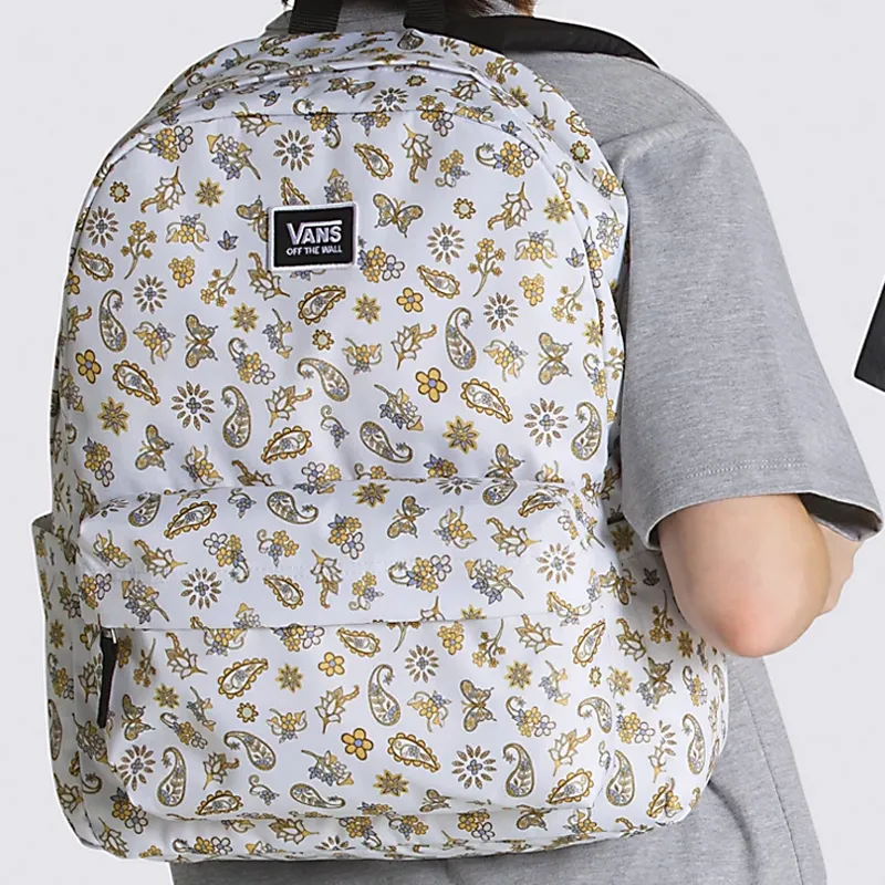 Vans Old Skool Recyclable Polyester Backpack Regular Unisex Cotton Candy/Tan-3