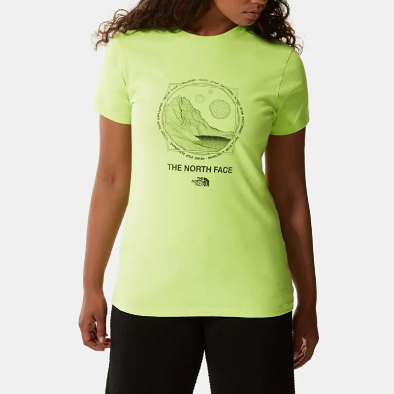 THE NORTH FACE T Shirts Women's Green-3