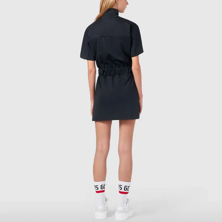 GCDS Striped Funnel neck Dress-2