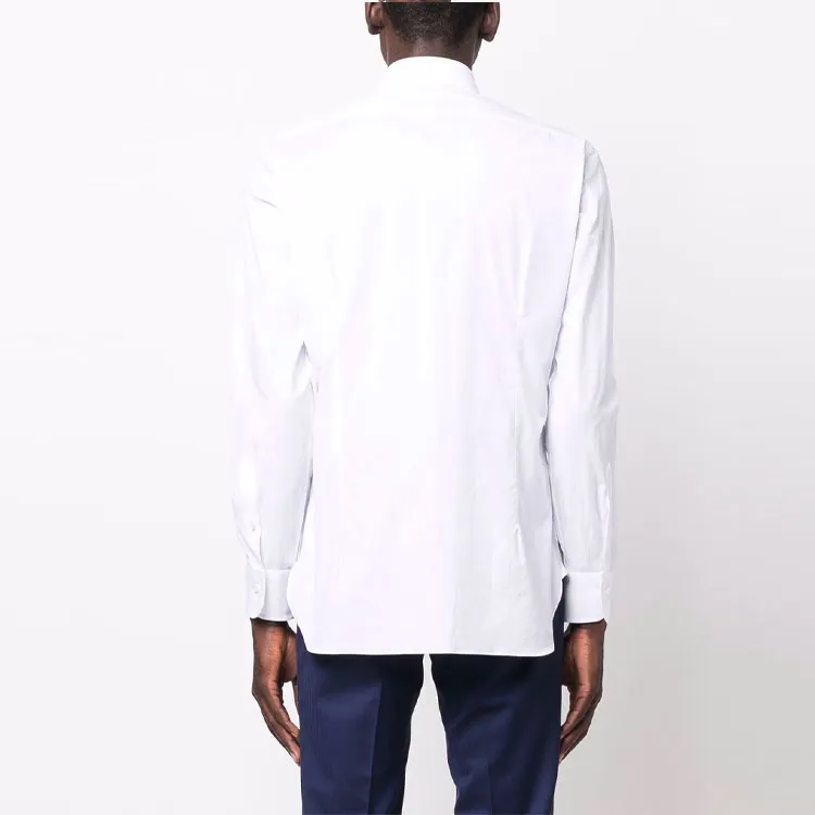 Barba Napoli Classic-collar Cotton Shirt-3