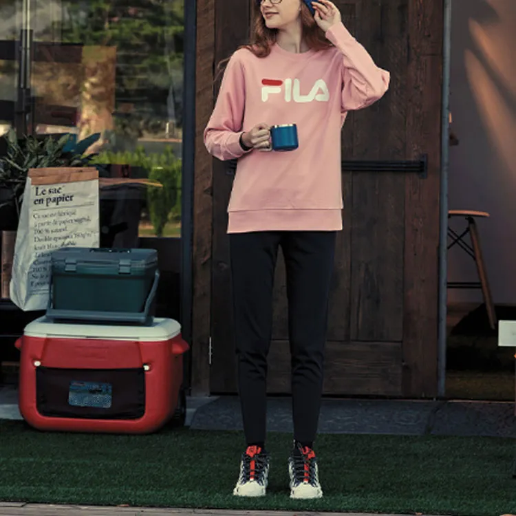 FILA Sweatshirts Unisex Pink-4