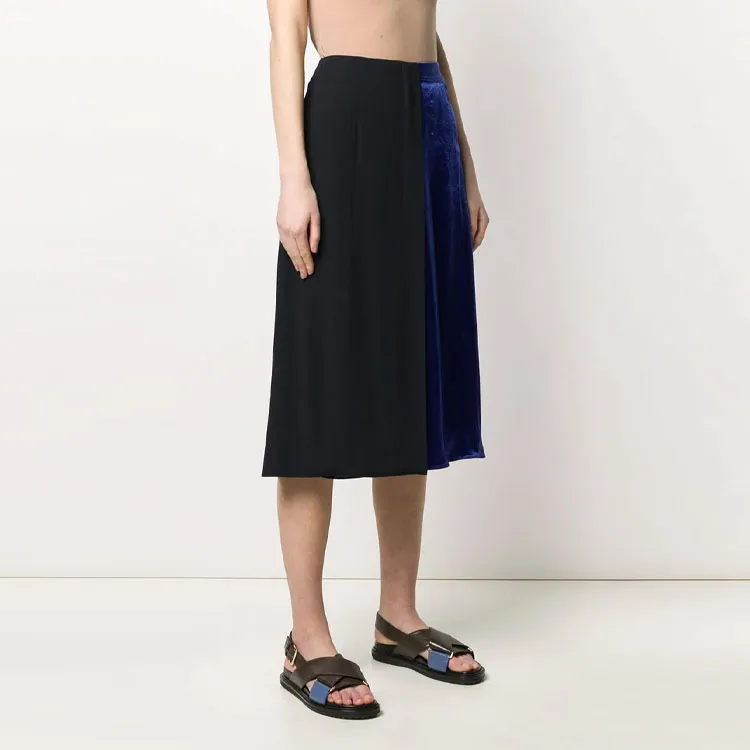 MARNI Casual Long Skirts Women's Blue-3