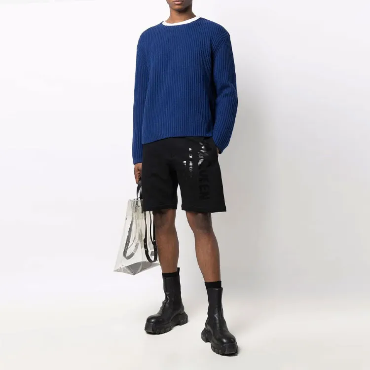 Alexander McQueen Graffiti Logo Printed Shorts-1