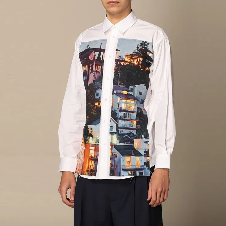 MSGM Shirts Men White-4