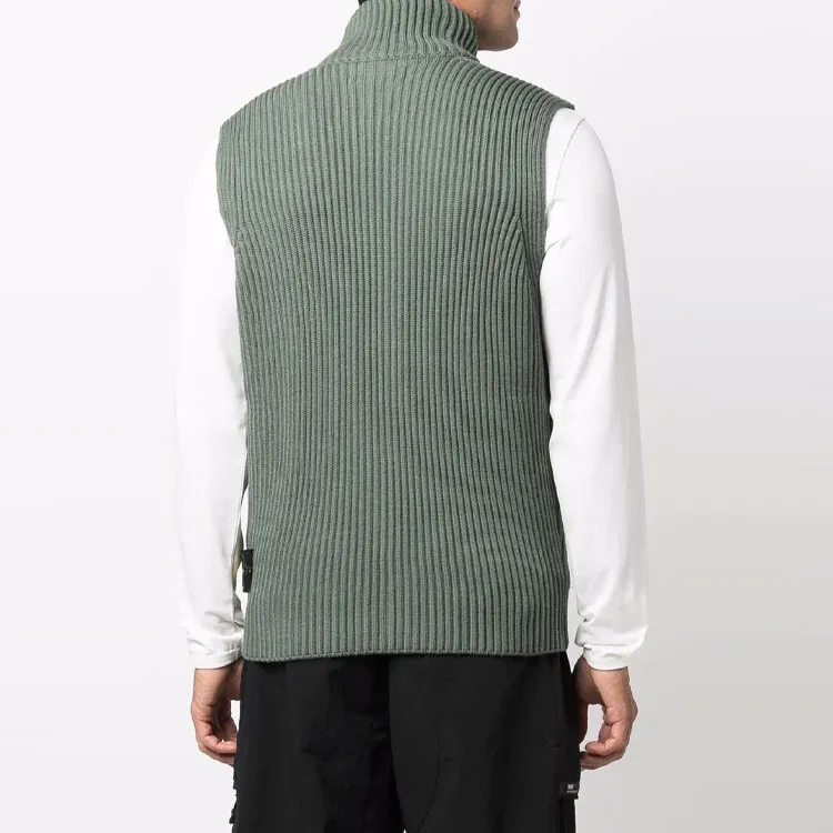 STONE ISLAND Vests Men Green-1