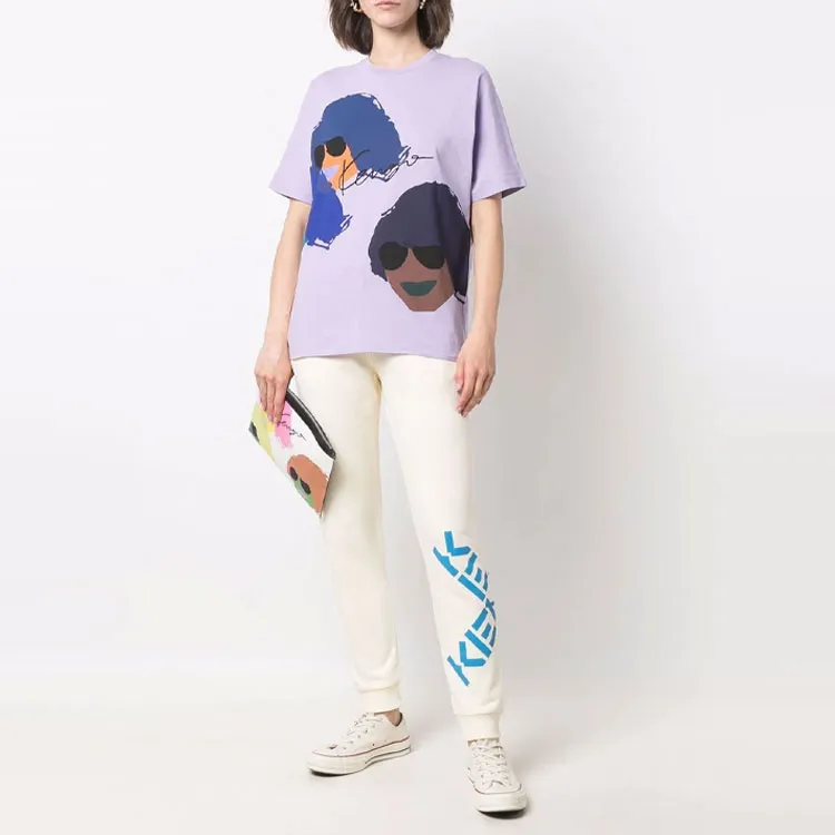 KENZO T-Shirts Women's Purple-1