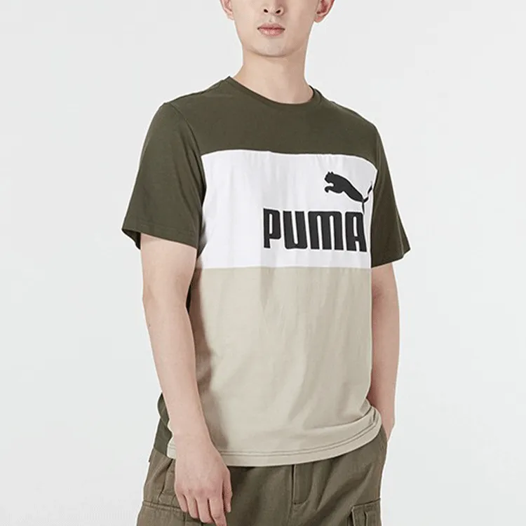 PUMA T-Shirts Men Army Green-2