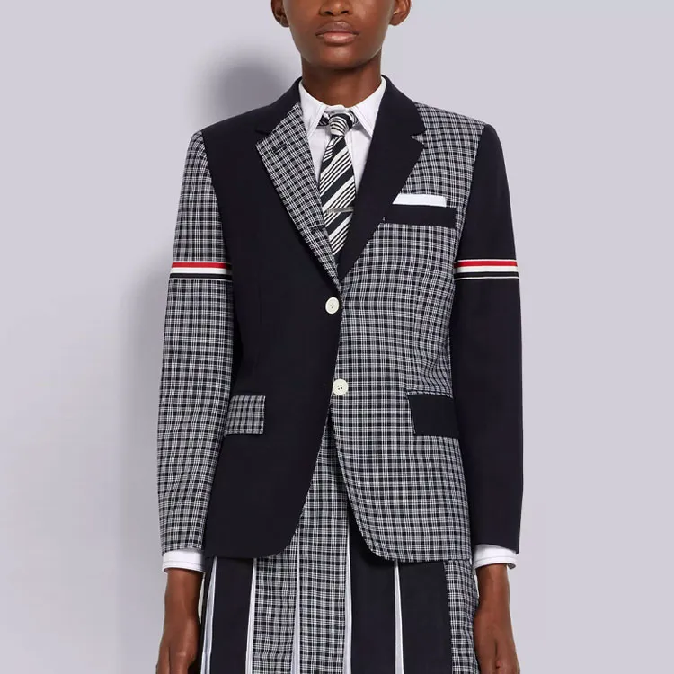 THOM BROWNE Business Suits Women's Marine Blue-2
