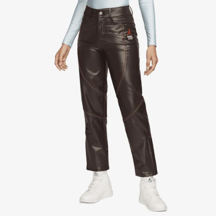 JORDAN X Maison Chateau Rouge Collaboration Casual Pants Women's Brown-3