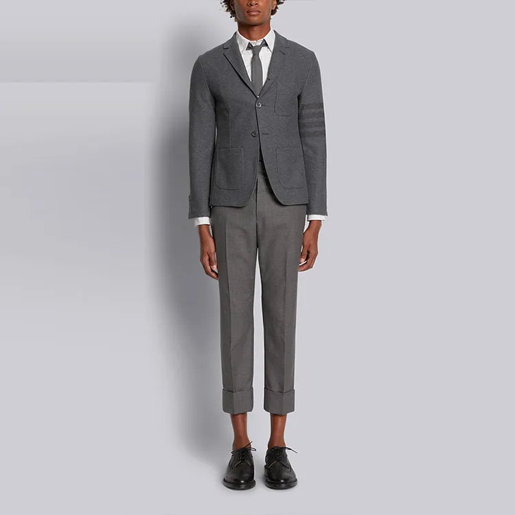 THOM BROWNE 4 Bar Single breasted Blazer-1