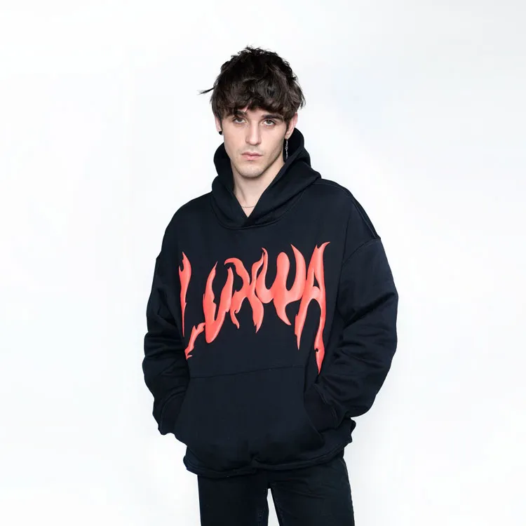 LVXWA Sweatshirts Unisex Black-3