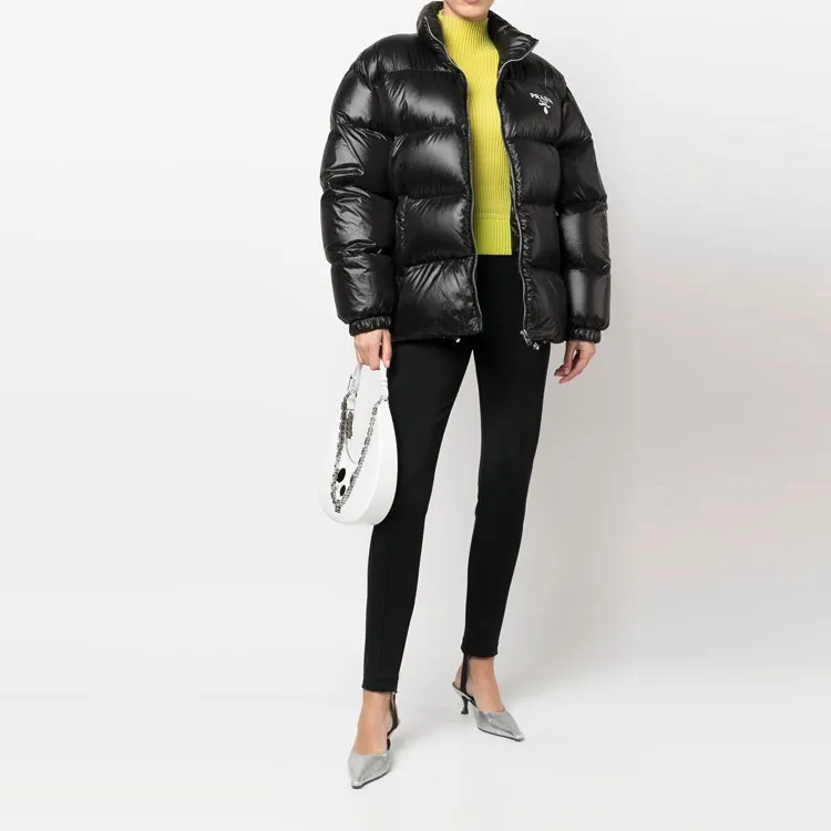 PRADA Down Jacket Winter Women's Black-4