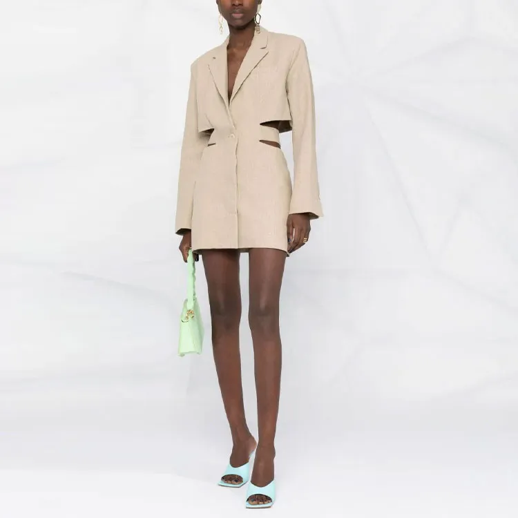 Jacquemus Bari Cut out Blazer Dress-2