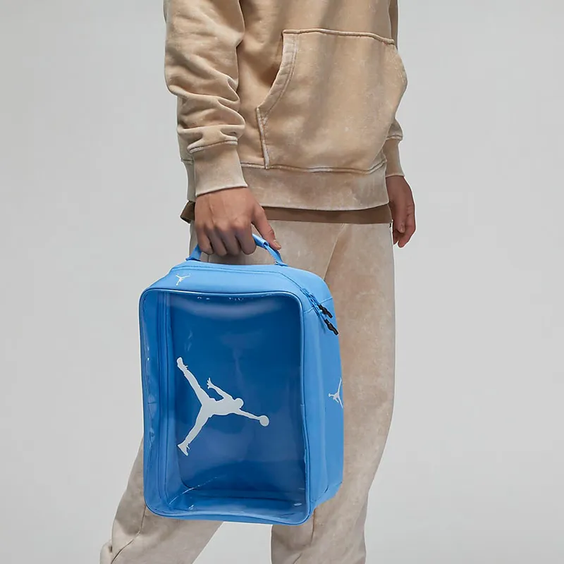 Jordan Polyester Handbag With Shoe Bag And Storage Small Size Unisex Blue-4