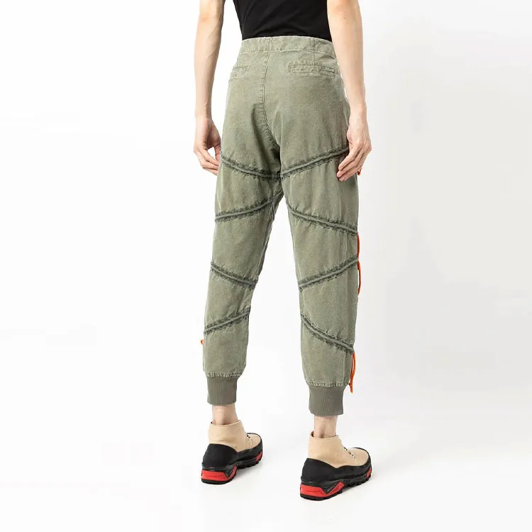 GREG LAUREN Casual Pants Men Green-2