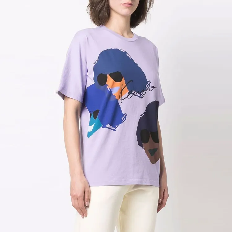 KENZO T-Shirts Women's Purple-2