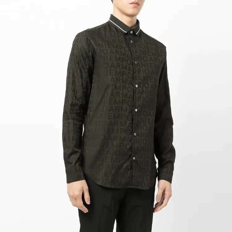 EMPORIO ARMANI FW21 Shirt Men's Black-3
