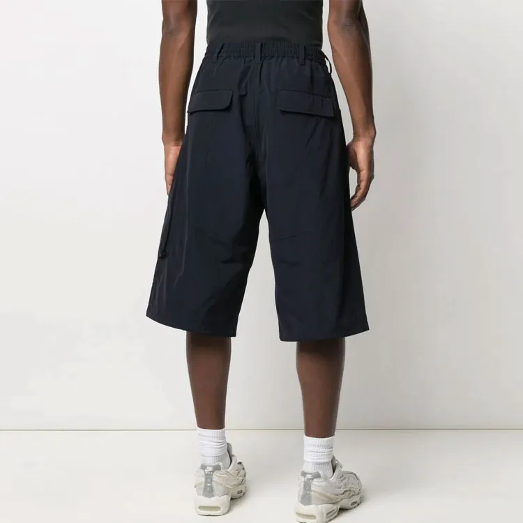 Y 3 Casual Shorts Men Navy Blue-3