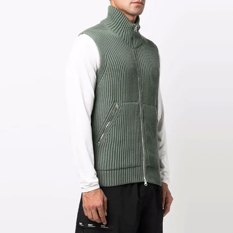 STONE ISLAND Vests Men Green-3