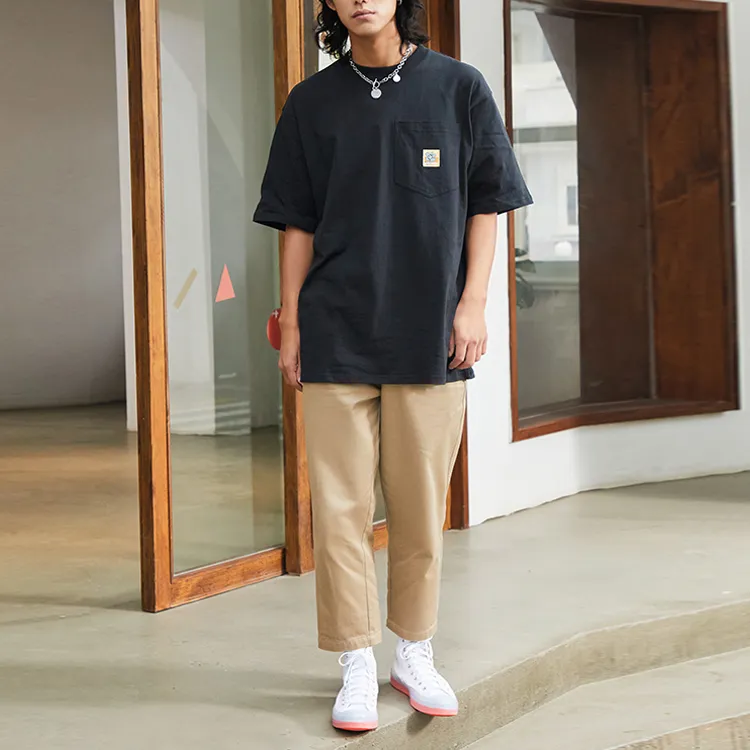 Converse T Shirts Men Black-2