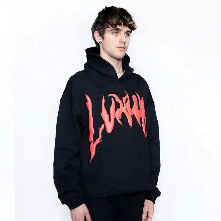 LVXWA Sweatshirts Unisex Black-4