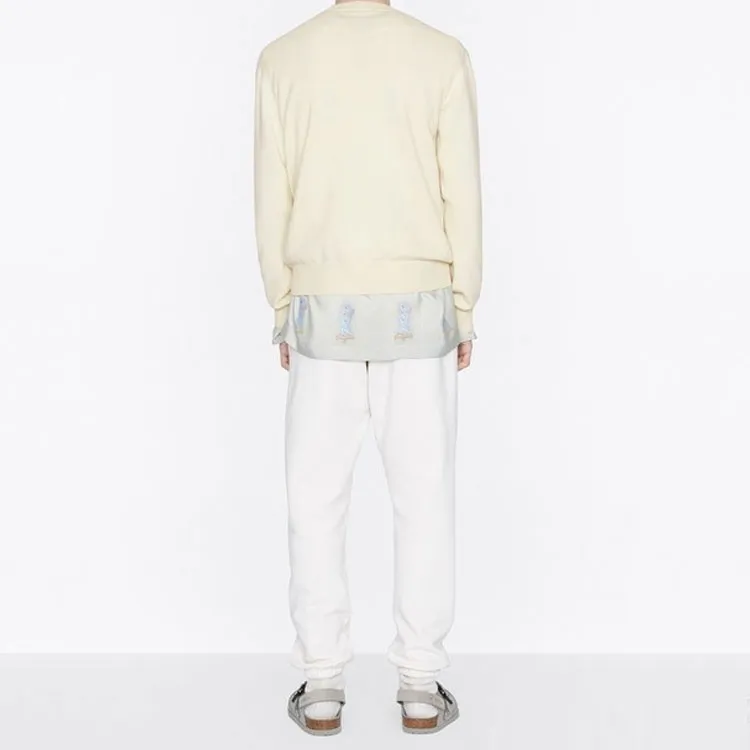 DIOR FW22 Men Cartoon Crewneck Pullover Cashmere Sweater-2