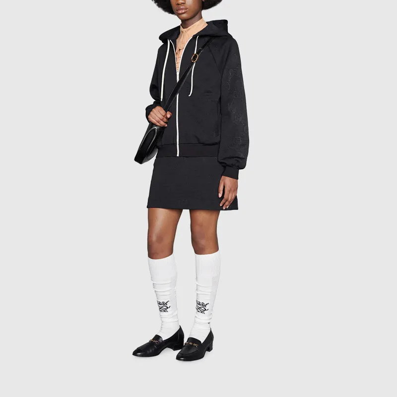 GUCCI Casual Short Skirts Women's Black-4