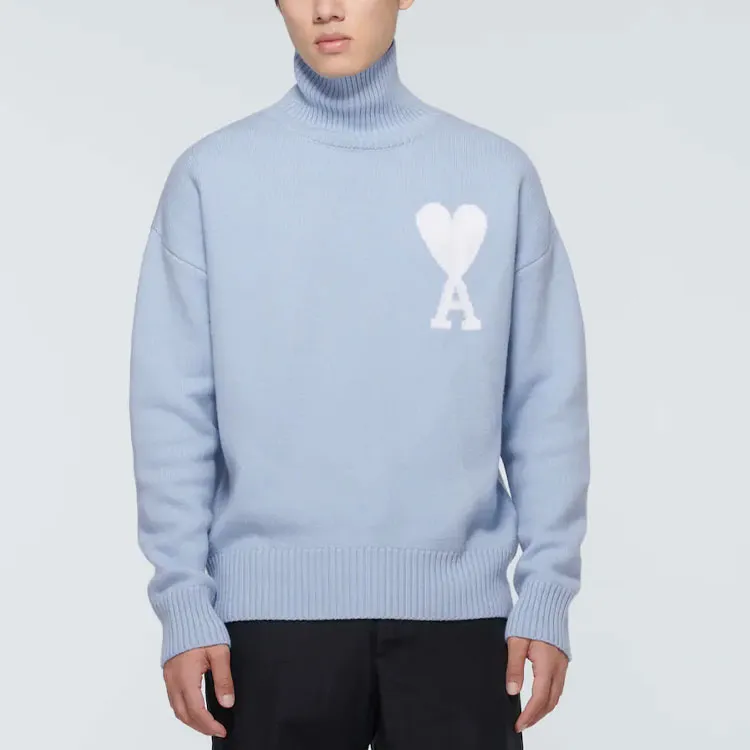 AMIPARIS FW21 Sweater Unisex Sky Blue-4