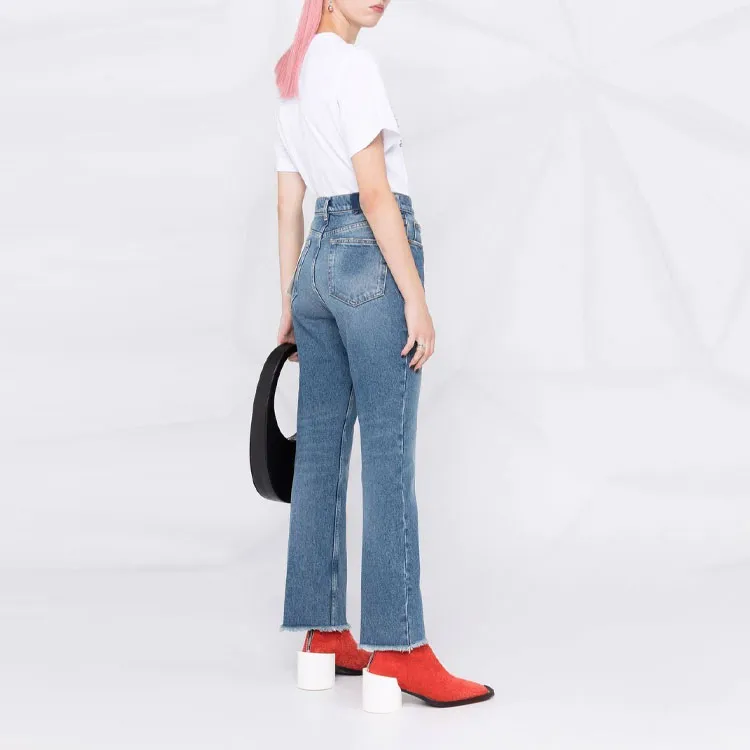 Golden Goose Logo Patch Cropped Jeans-2