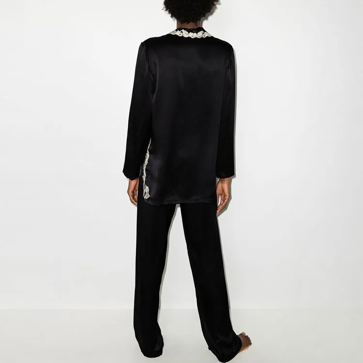 La Perla Pajama Set Women's Black-2