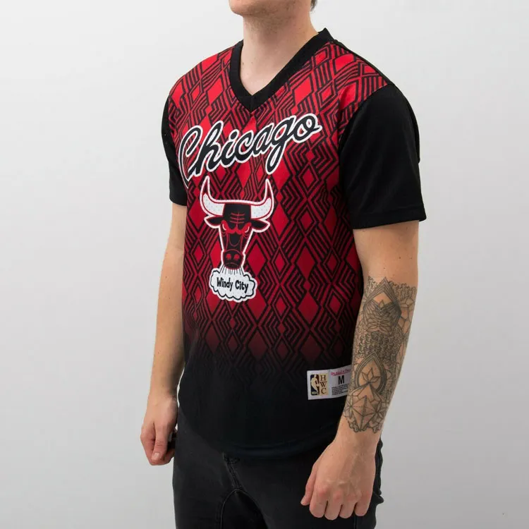 Mitchell Ness T-Shirts Men Red-2
