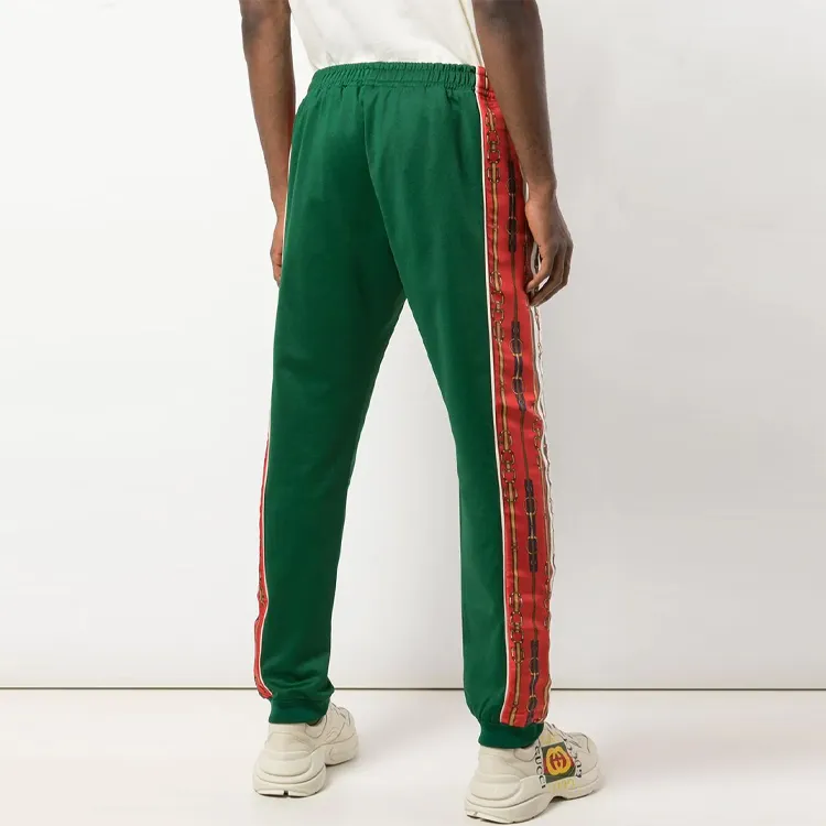 GUCCI Knitted Sweatpants Unisex Green-3